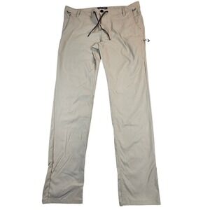686 Everywhere ECO Pant Mens 36x33 Slim Fit Khaki Tan Technical Stretch Gropcore